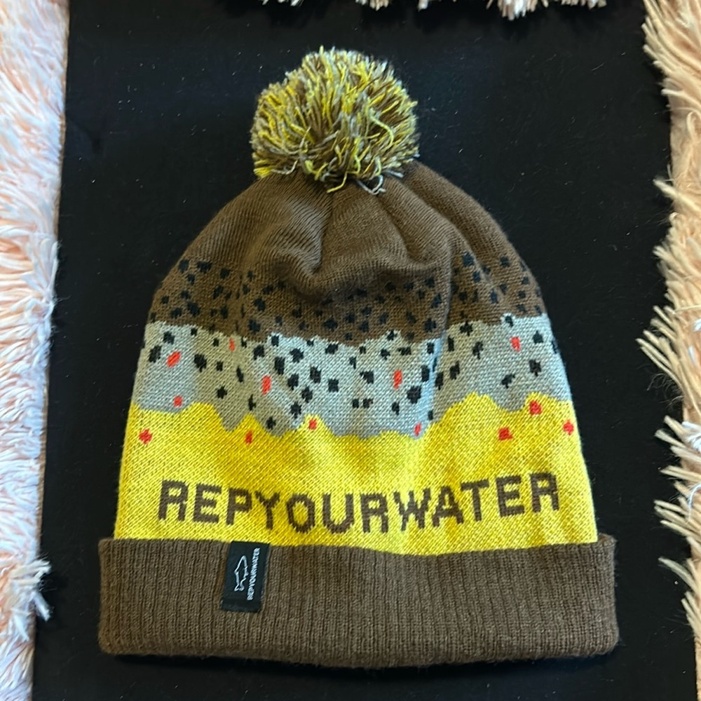 REPYOURWATER Pom Pom beanie